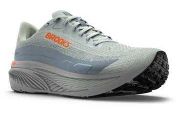 Image of Brooks Ghost 17 GTX Road Running Shoes - Mens, Smoke/Primer Grey/Orange, 8, 1D, 1104621D022.080