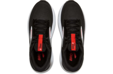 Image of Brooks Ghost Max 2 Road Running Shoes - Mens, Black/White/Fiery Red, 9.0 US/Medium, 1104311D027.090
