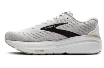 Image of Brooks Ghost Max 2 Road Running Shoes - Mens, White/Pelican/Oyster, 9.0 US/Medium, 1104311D125.090