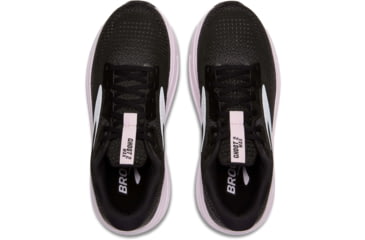 Image of Brooks Ghost Max 2 Road Running Shoes - Womens, Black/White/Orchid Ice, 8.5 US/Medium, 1204201B077.085