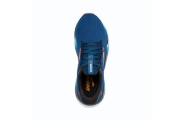 Image of Brooks Glycerin 21 Running Shoes - Mens, Blue Opal/Black/Nasturtium, 12.0, 1104191D474.120