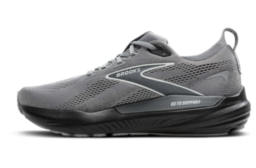 Image of Brooks Glycerin GTS 22 Road Running Shoes - Mens, Primer Gray/Ebony/Bluewash, 9.0 US/Medium, 1104461D078.090