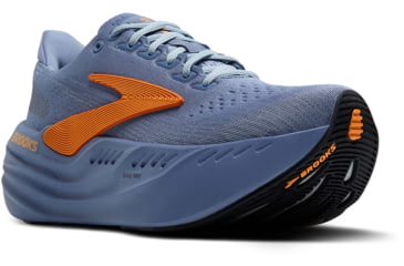 Image of Brooks Glycerin Max Road Running Shoes - Mens, Country Blue/Sky/Orange, 10.0 US/Medium, 1104471D428.100