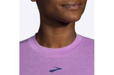 Image of Brooks High Point Short Sleeve - Womens, Bright Purple, Small, 221638558.025