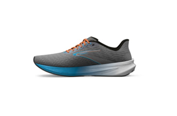 Image of Brooks Hyperion 2 Running Shoes - Mens, Grey/Atomic Blue/Scarlet, 9 Medium, 1104071D020.090
