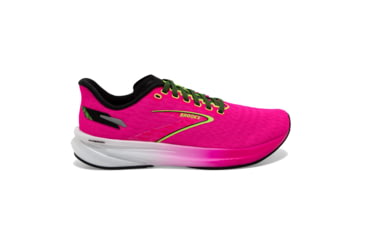 Image of Brooks Hyperion Running Shoes - Womens, Pink Glo/Green/Black, 8.5 Narrow, 1203961B661.085
