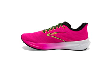 Image of Brooks Hyperion Running Shoes - Womens, Pink Glo/Green/Black, 8.5 Narrow, 1203961B661.085