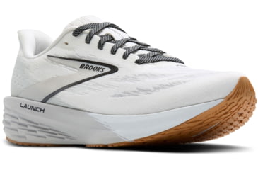 Image of Brooks Launch 11 Road Running Shoes - Womens, White/Grey/Black, 6, 1B, 1204391B135.060