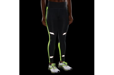 Image of Brooks Run Visible Thermal Tight - Womens, Asphalt/Nightlife, Extra Small, 221640044.020