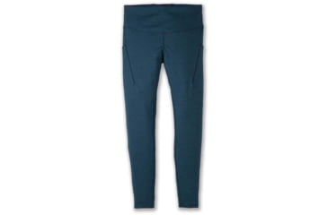 Image of Brooks Spark Tight - Womens, Htr Ocean Drive, Medium, 221664445.030