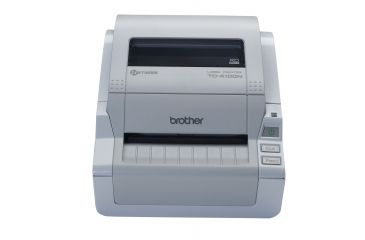 Image of Brother Mobile Solutions TD-4100N Desktop Barcode Network Printer TD4100N Front View