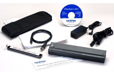 Image of Brother Mobile Solution Pocketjet 3 Plus Printer Kit 300 DPI Integrated Bluetooth/USB PJ523-BTK