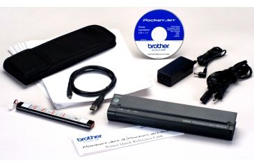 Image of Brother Mobile Solutions Pocket Jet 3 Plus 300 DPI Portable Printer Kit integrated USB/IrDA PJ523-K