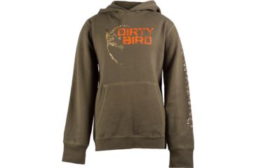 Image of Browning Bg Dirty Bird Youth Hoodie Leaf Large W/mallard Logo