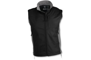 Image of Browning Black Label - Tracer Soft Shell Vest, Black/Gray, L 3053829903