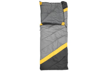 Image of Browning Camping Side-by-Side 0 Double-Wide Sleeping Bag, Gray/Charcoal, 4859936