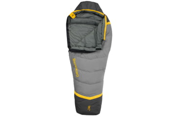 Image of Browning Camping Vortex 20 Sleeping Bag, Gray/Charcoal, 4813036