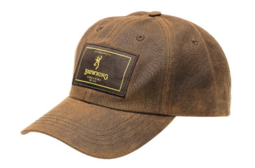 Image of Browning Men's Cap Antiquity Wax Rec Patch, Brown Wax, 308060981