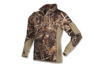 Image of Browning Dirty Bird Smoothbore Fleece, 1/4-Zip, Mossy Oak Duck Blind, XL 3016051704