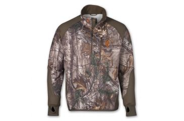 Image of Browning Hells Canyon Jacket, HC Performance FLC 1/4 Zip RTX, S 3045842401