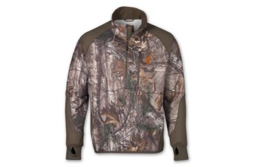 Image of Browning Hells Canyon Jacket, HC Performance FLC 1/4 Zip MOINF, XL 3045842004