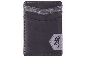 Image of Browning Leather Front Pocket Wallet, Black BGT1178