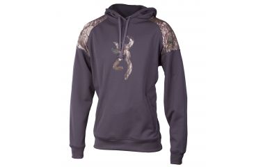 Image of Browning Mens Gauge Sweatshirt,Heather Nine Iron, Heather Nine Iron, XL BRI010030.292239.XL