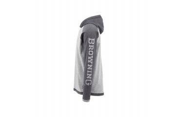 Image of Browning Mens Pavant Hooded Tee, Heather Castlerock, Large, A000302900104