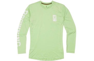 Image of Browning Sun Long Sleeve Shirt - Womens, Neomint/White, XL, 3010364404