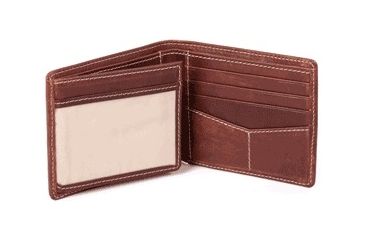 Image of Browning Leather Wallet Bi-Fold W/Id Window Congac