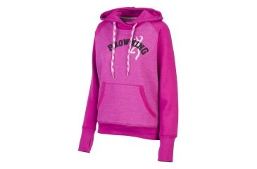 Image of Browning Womens Cypress Sweatshirt, Heather Festival Fuchsia, Medium A000275960103
