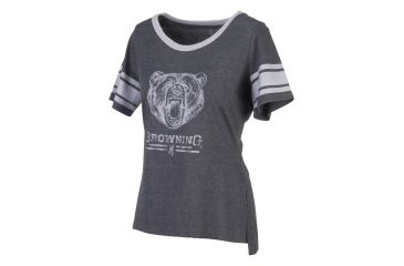 Image of Browning Womens Gardenia Shirt, Heather Black, Large A000300300204