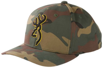 Image of Browning Woodland Buckmark Snapback Cap, One Size, 308792481