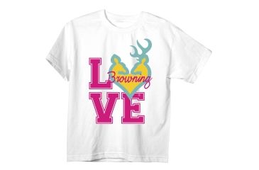 Image of Youth Graphic Varsity Buckheart Short Sleeve T-Shirt, White