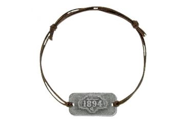 Image of Brunton 1894 Leather Dog Tag Bracelet BRACELET