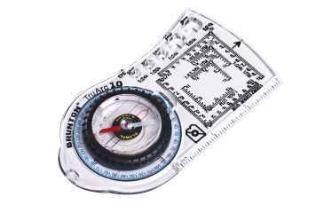 Image of Brunton TRUARC Baseplate Compass w/ Global Needle, TruArc10, Rare Earth, Roamer Scales, 5.2in.x2.8in.x0.5in. F-TRUARC10