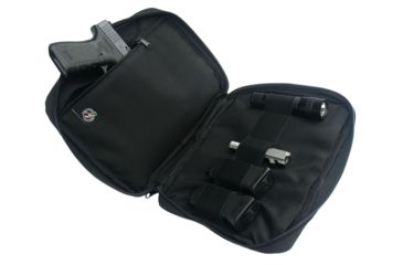 Image of Black Scorpion Outdoor Gear Single Pistol Scorpion Case,11x8.5in,Black GC01-1111-01BK