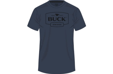Image of Buck Knives Logo T-Shirt Navy XL, BU14328
