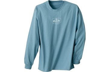 Image of Buck Knives Long Sleeve Stone Washed T Shirt, XXLarge BU6360