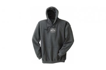 Image of Buck Knives Mens Gray Hoodie, Large BU6342