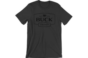 Image of Buck Knives Subdued Logo T-Shirt - Men's, Gray, 2XL, Cotton, 13590
