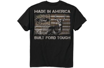 Image of Buck Wear T-shirt ''ford Made In America'' S-sleeve Black Lrg