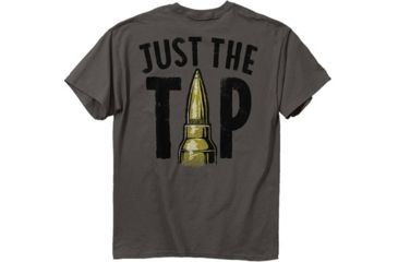 Image of Buck Wear T-shirt ''just The Tip'' S-sleeve Charcoal Xl