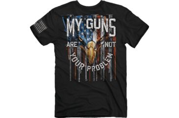 Image of Buck Wear T-shirt ''my Guns'' S-sleeve Black Large