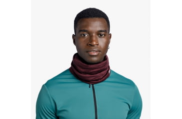 Image of Buff Bike Merino Lightweight Neckwear, Garnet, 132280.653.10.00