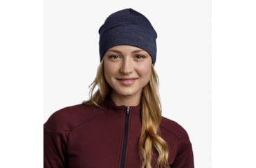 Image of Buff Bike Merino Underhelmet Beanie, Solid Night Blue, 132814.779.10.00