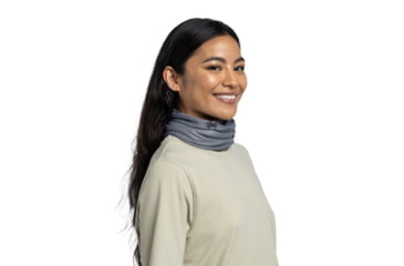 Image of Buff Coolnet UV Neckwear, Solid Ash, 119328.914.10.00