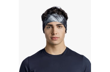 Image of Buff CoolNet UV Wide Headband, Stal Grey, 131416.937.10.00