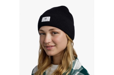 Image of Buff Knitted Beanie, Drisk Black, 132330.999.10.00