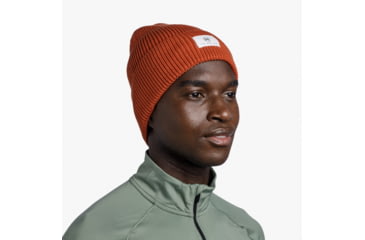 Image of Buff Knitted Beanie, Drisk Cinnamon, 132330.330.10.00